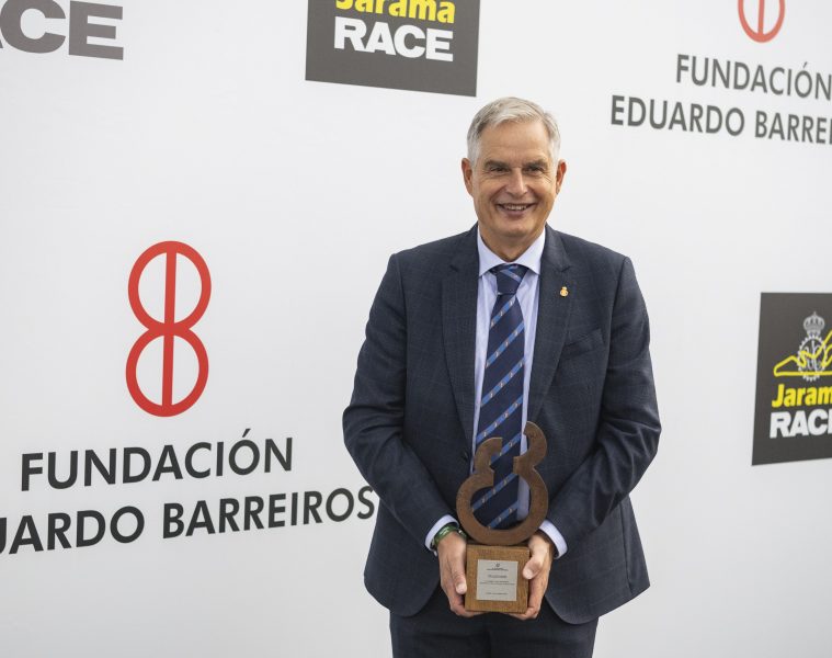 El presidente del RACE, Premio Fundación Eduardo Barreiros 2