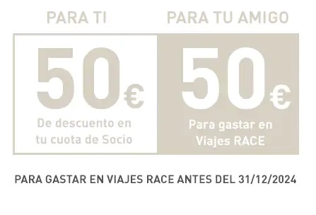 Si traes un amigo al RACE ahorras 50 euros 1